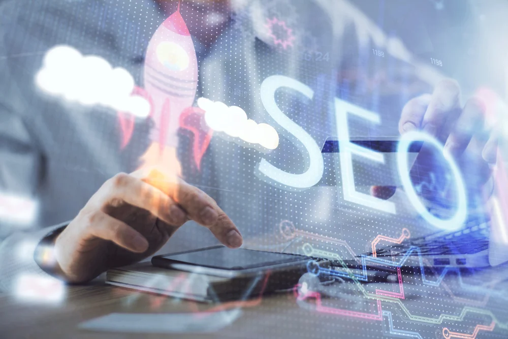 Global SEO analytics dashboard highlighting multi-country organic growth.