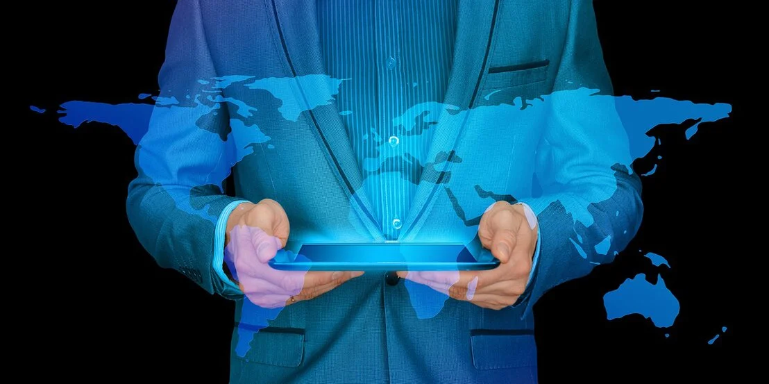 Map showing phased global rollout of a digital platform.